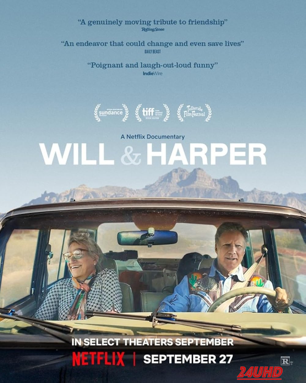 หนังเรื่อง Will & Harper วิลกับฮาร์เปอร์ คู่ซี้ท่องอเมริกา (2024) NETFLIX บรรยายไทย